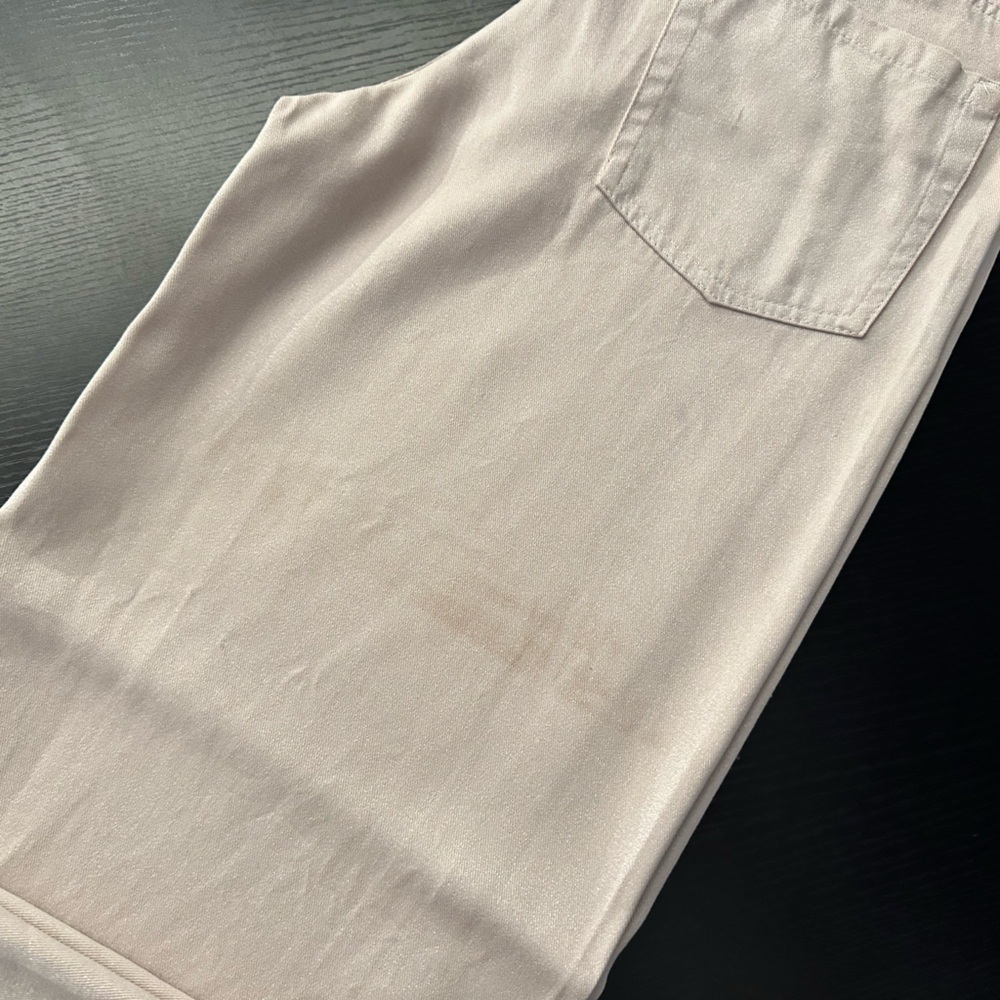 Zara Women's Cream Straight Leg Pants - Picture 10 of 13
